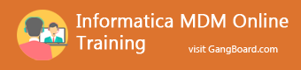Informatica MDM Online Training